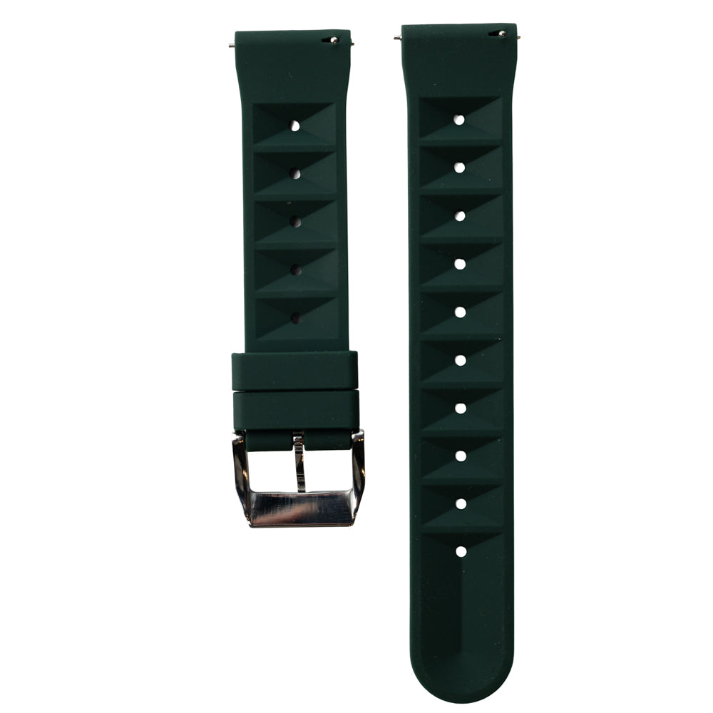 Pasek GUMOWY WAFEL - zielony