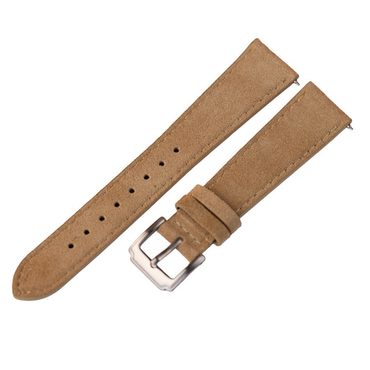 Pasek zamszowy - piaskowy