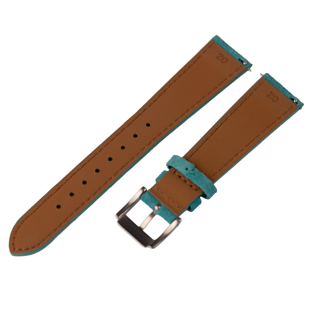 Pasek zamszowy - turkusowy