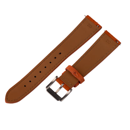 Pasek zamszowy - pomarańczowy