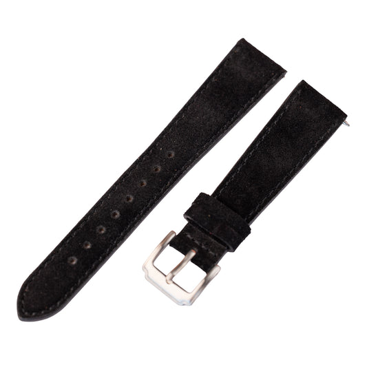 Pasek zamszowy - czarny