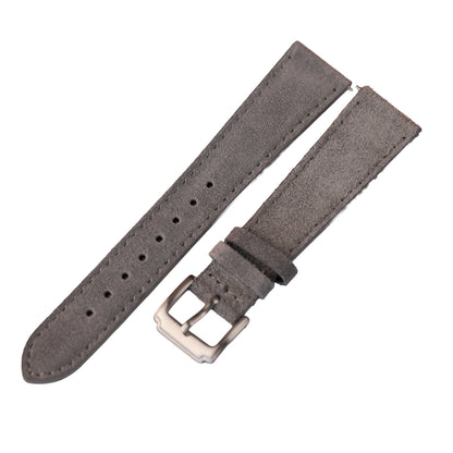 Pasek zamszowy - szary