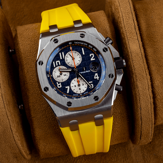 Yellow Rubber Strap for AP 42mm - Tempomat Madrid
