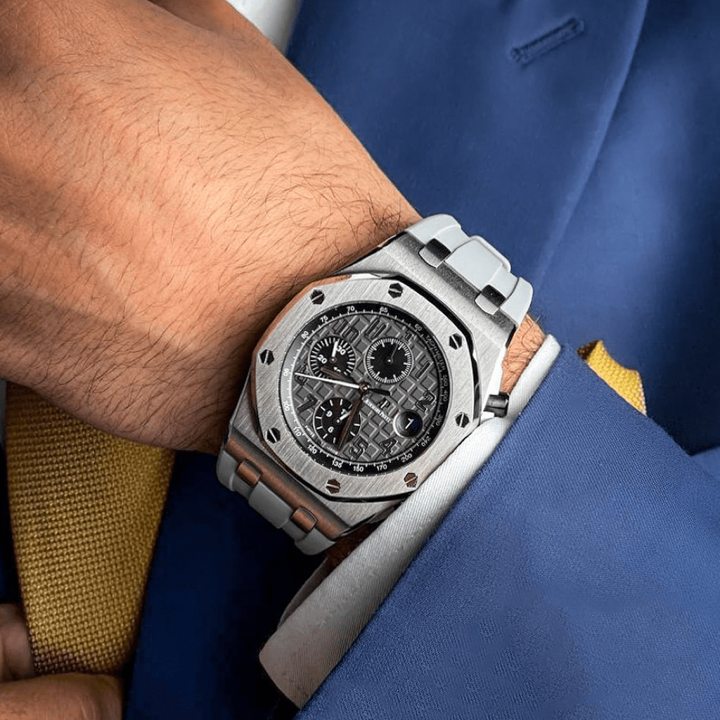 Grey Rubber Strap for AP 42mm - Tempomat Madrid