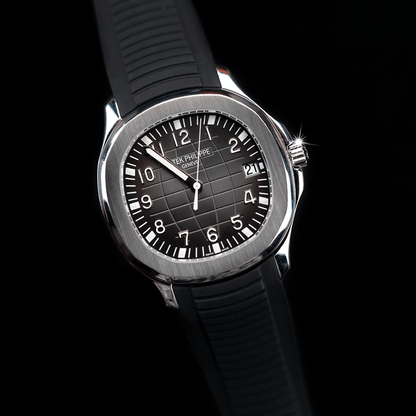 FKM Vulcanized Black Rubber Strap for Patek Aquanaut - Tempomat Madrid