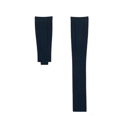 FKM Vulcanized Black Rubber strap for Rolex Deployant buckle - Tempomat Madrid