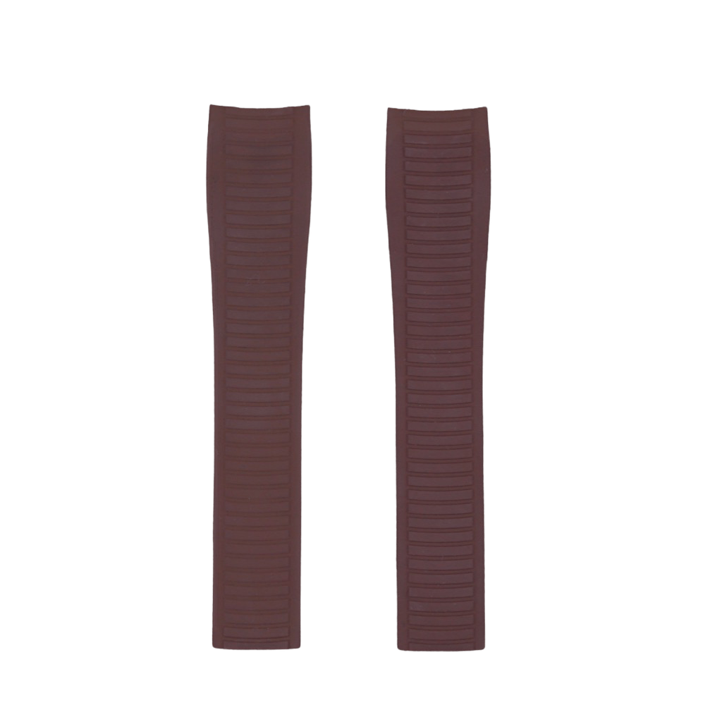 FKM Vulcanized Brown Rubber Strap for Patek Aquanaut - Tempomat Madrid