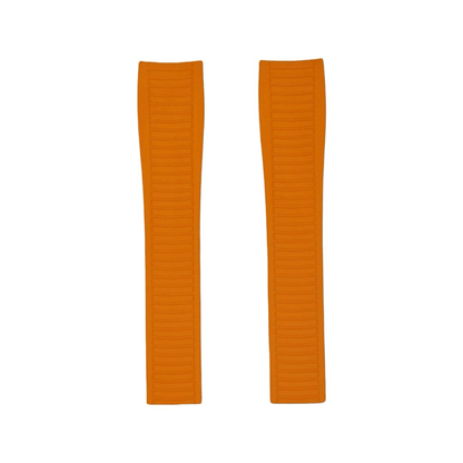 FKM Vulcanized Orange Rubber Strap for Patek Aquanaut - Tempomat Madrid