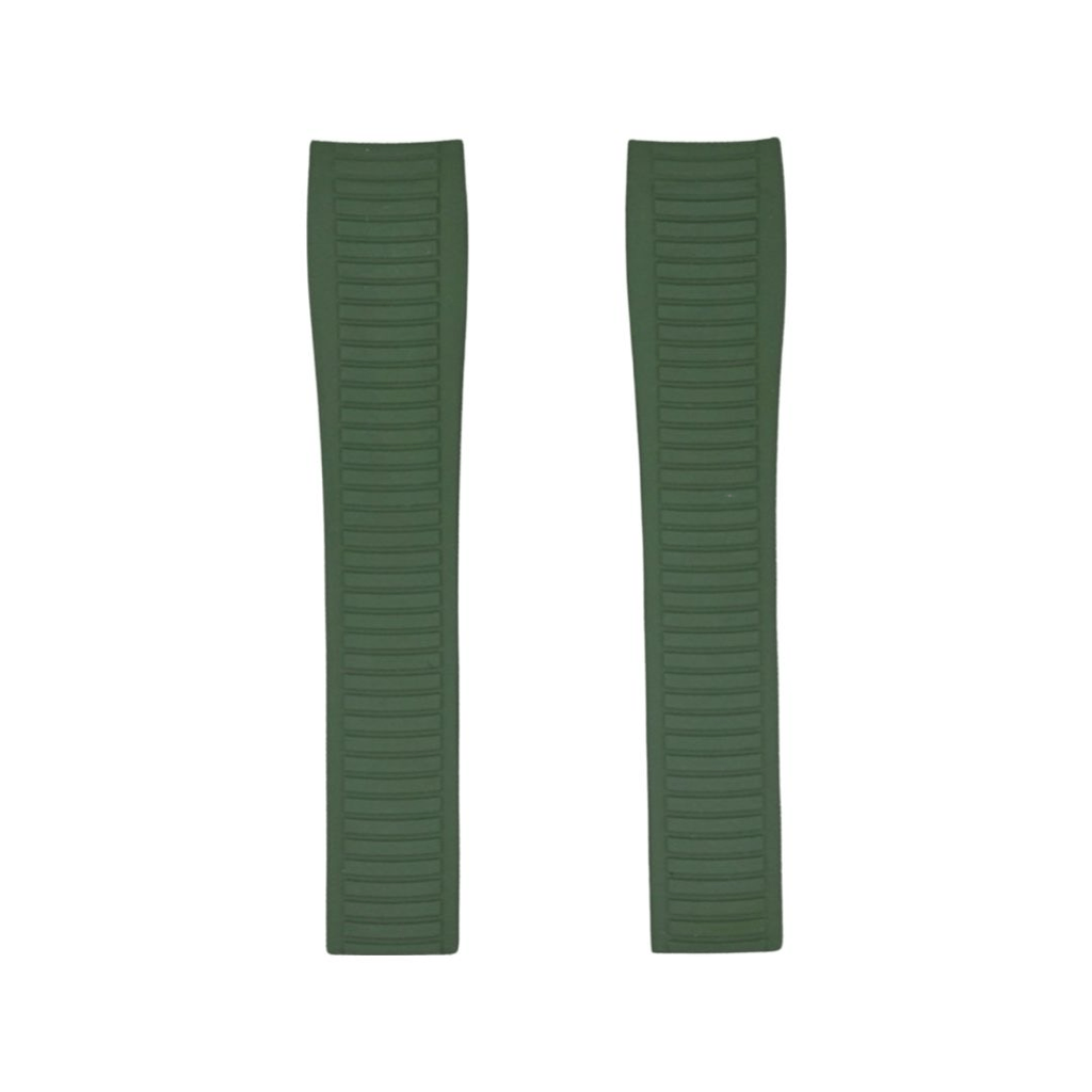 FKM Vulcanized Green Rubber Strap for Patek Aquanaut - Tempomat Madrid