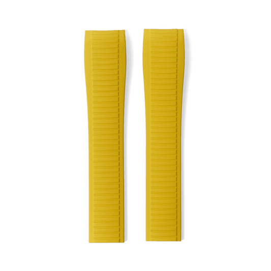 FKM Vulcanized Yellow Rubber Strap for Patek Aquanaut - Tempomat Madrid