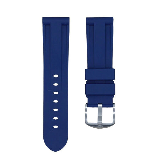 22mm Blue Rubber Strap - Tempomat Madrid