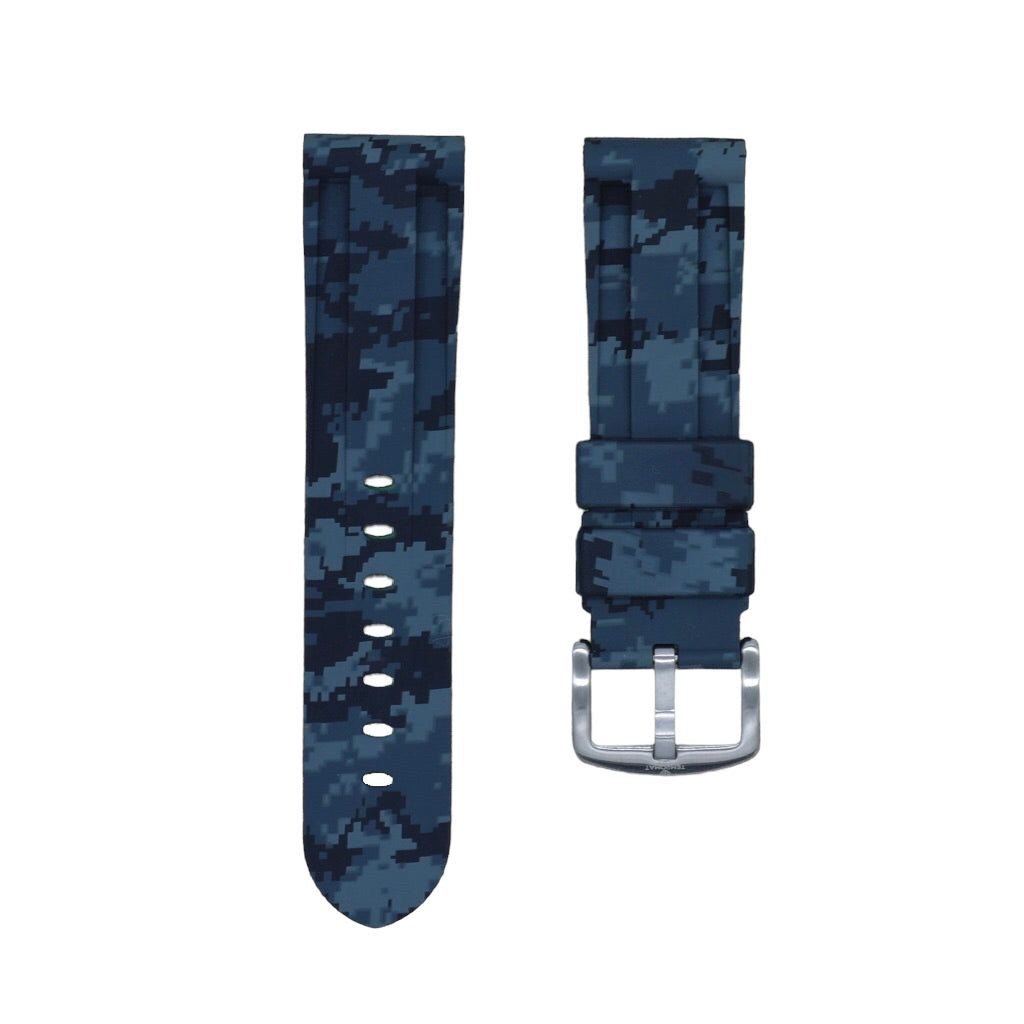 22mm Digital Camo Rubber Strap - Tempomat Madrid