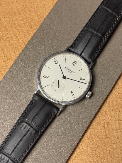 Ręcznie robiony pasek ze skóry krokodyla - czarny (matowy)