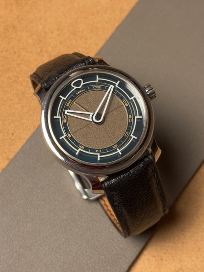 Ręcznie robiony pasek ze skóry koziej - czarny