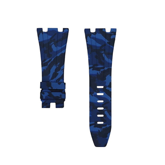 Blue Camo Rubber Strap for AP 42mm - Tempomat Madrid