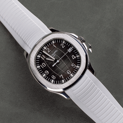 FKM Vulcanized White Rubber Strap for Patek Aquanaut - Tempomat Madrid