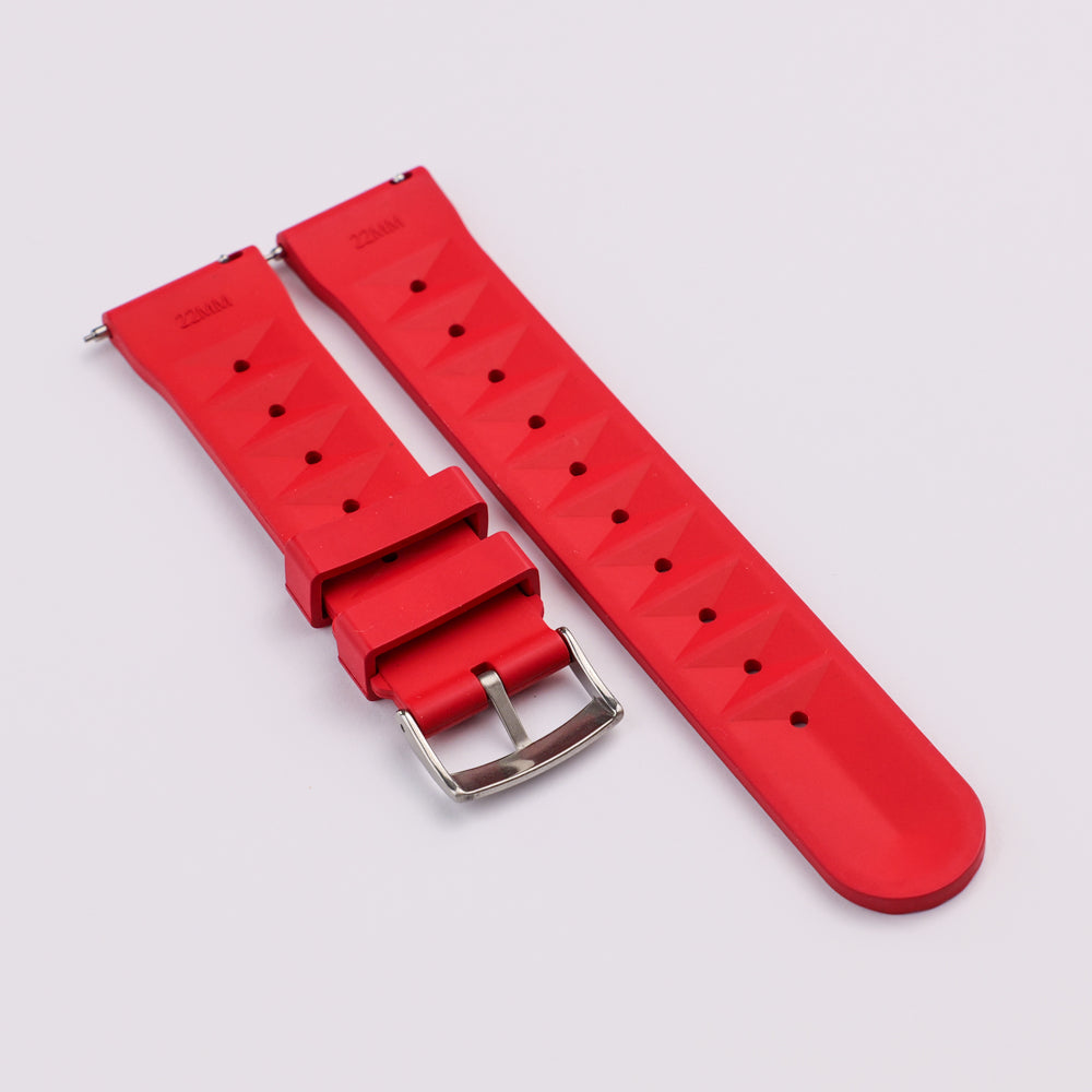 Gumowy WAFEL FKM - czerwony
