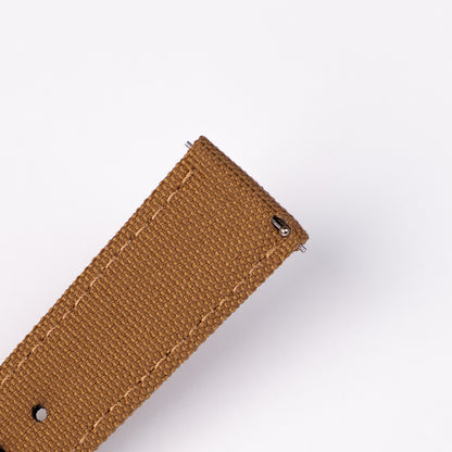 Sportowy pasek DOUBLE NYLON - brązowy