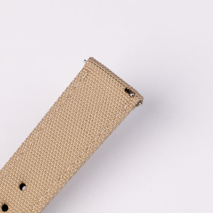 Sportowy pasek DOUBLE NYLON - beżowy
