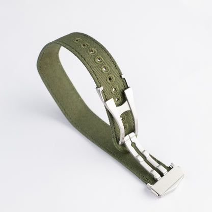 Jednoczęściowy CANVAS z motylkiem - khaki