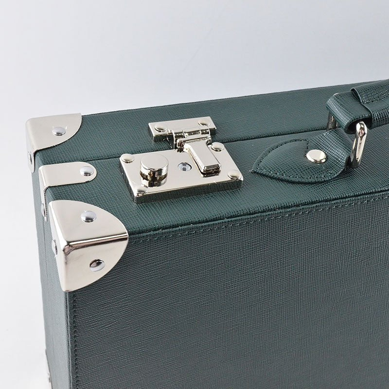 Green Saffiano Leather Collector Box - Tempomat Madrid