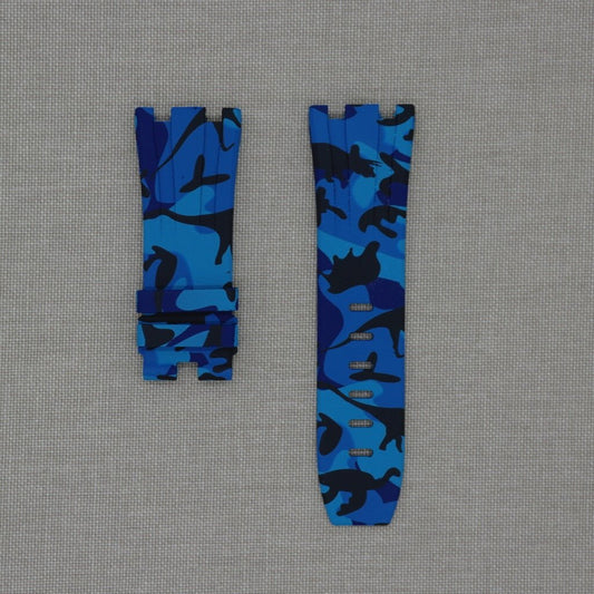 Blue Camo AP Rubber Strap - Tempomat Madrid