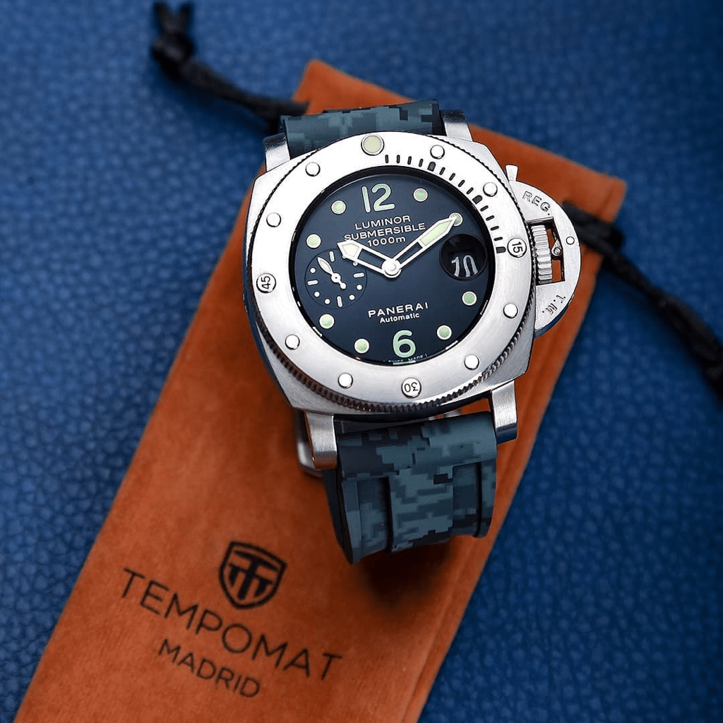 24mm Digital Camo Rubber Strap - Tempomat Madrid
