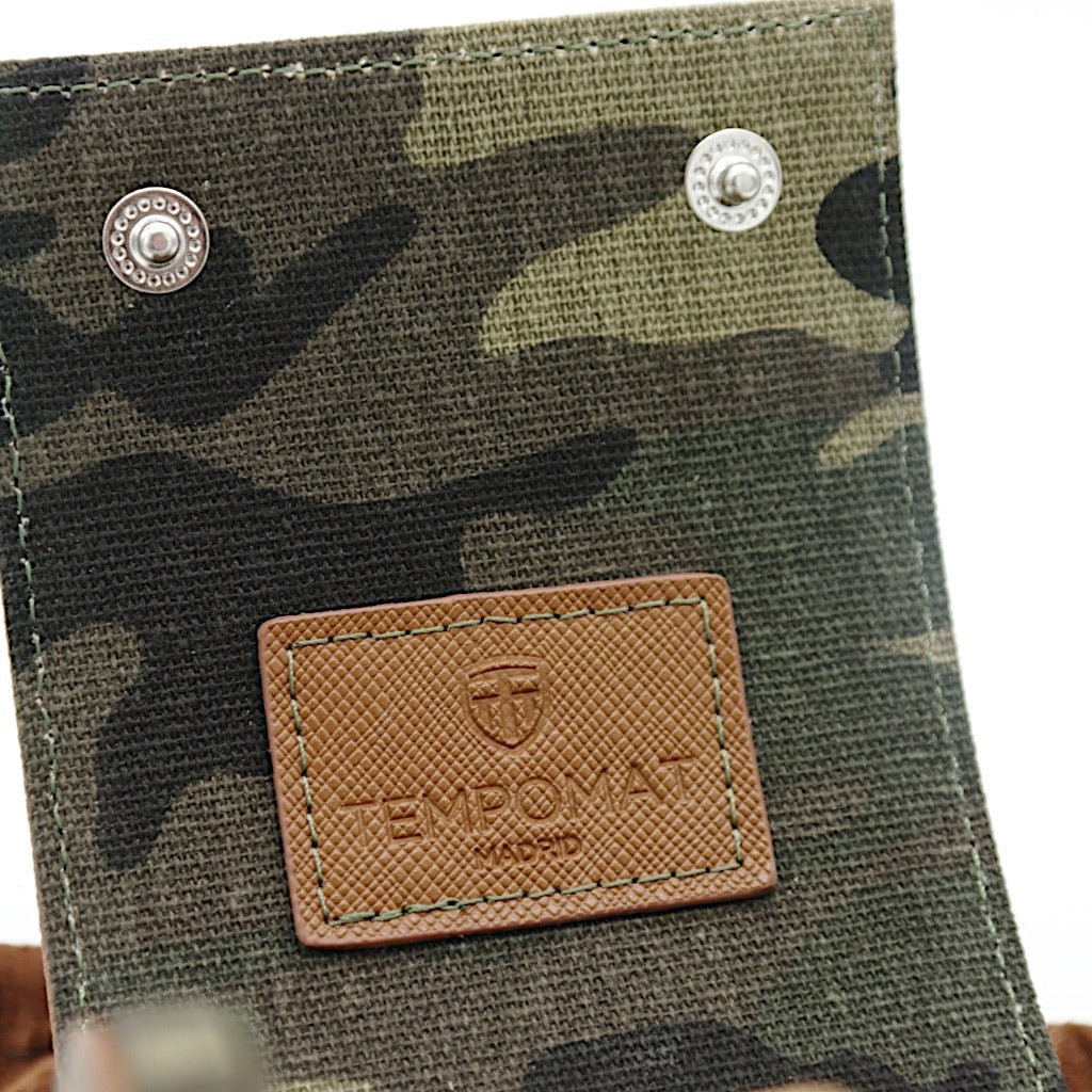 Individual Brown Saffiano Leather Watch Roll - Tempomat Madrid