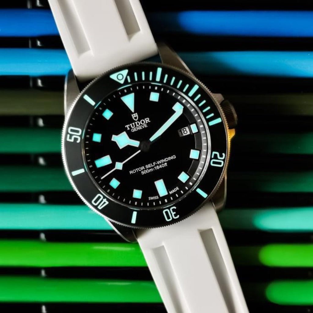 22mm White Rubber Strap - Tempomat Madrid