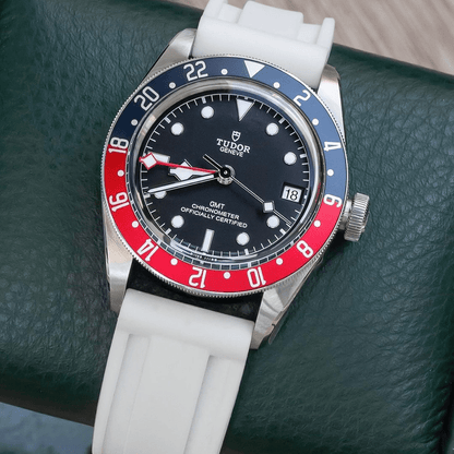 22mm White Rubber Strap - Tempomat Madrid