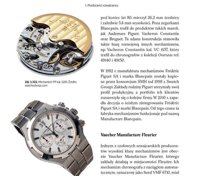 Książka „Chronografy – ukryte piękno”. Tom I, Aut. Mateusz Piechnik