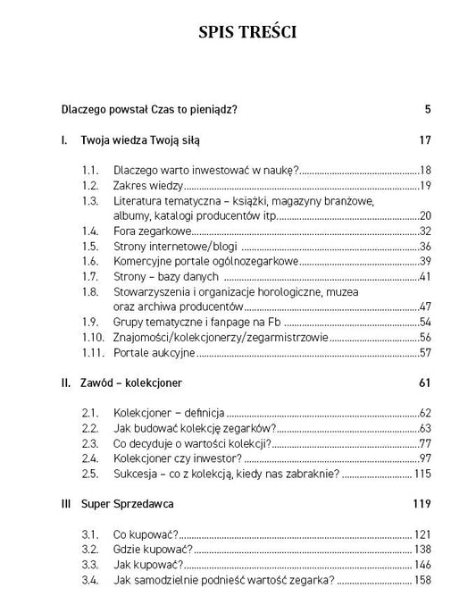 Książka „Czas to pieniądz – Jak kolekcjonować i sprzedawać zegarki”. Aut. Mateusz Piechnik