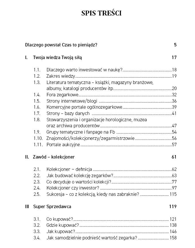 Książka „Czas to pieniądz – Jak kolekcjonować i sprzedawać zegarki”. Aut. Mateusz Piechnik