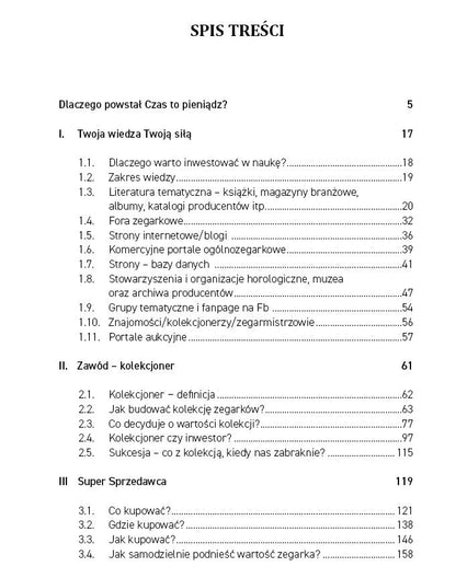 Książka „Czas to pieniądz – Jak kolekcjonować i sprzedawać zegarki”. Aut. Mateusz Piechnik