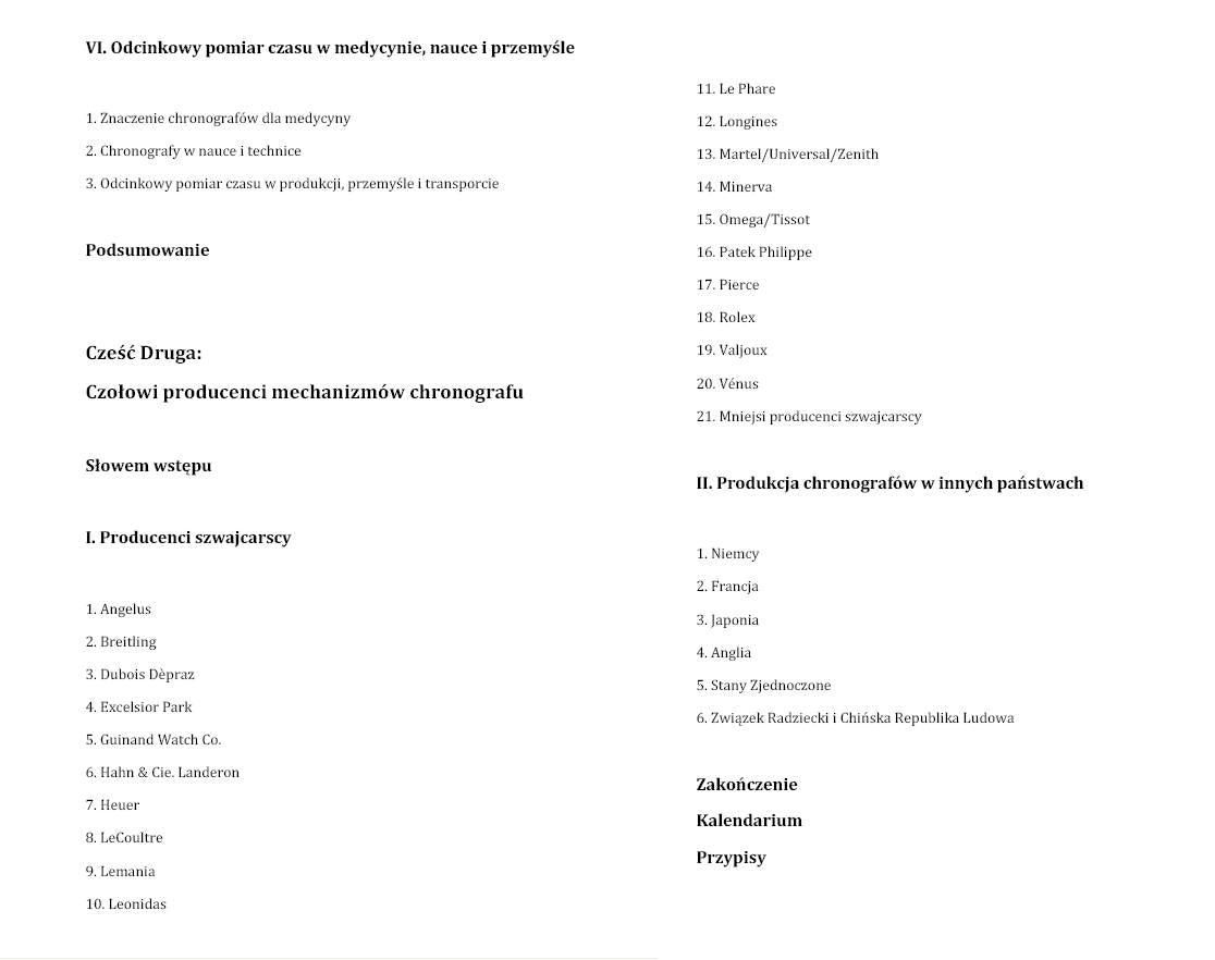 Książka „Chronografy – ukryte piękno”. Tom I, Aut. Mateusz Piechnik