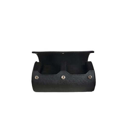 2 piece saffiano leather watch roll