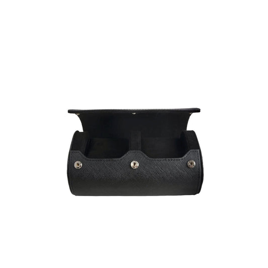 2 piece saffiano leather watch roll